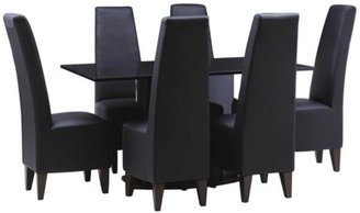 Jet Dining Table + 6 Manhattan Chairs