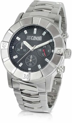 Just Cavalli Crystal Gent - Stainless Steel Bracelet Chronograph Watch