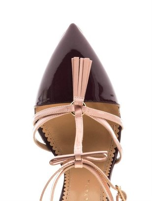 Charlotte Olympia Trixy patent-leather pumps