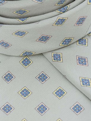 Pierre Cardin Pre-Owned square print tie