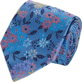 Duchamp Flower Garden Silk Jacquard Neck Tie