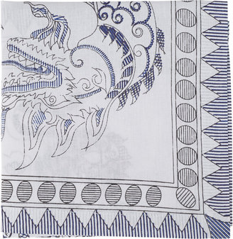 Kim Seybert Korean Dragon-Print Napkin