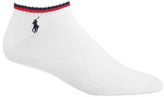 Polo Ralph Lauren Cushion Ped Sports Socks-WHITE-7-12