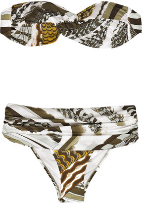 Emilio Pucci Camouflage print bikini