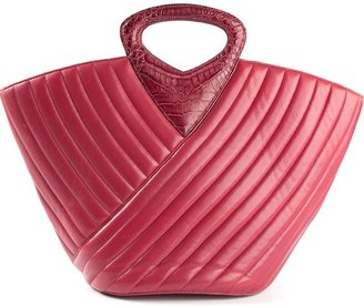 Ungaro VINTAGE quilted basket handbag