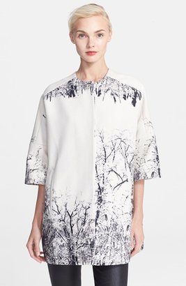 Helene Berman Tree Print Kimono Coat
