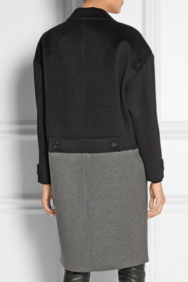 Burberry Two-tone cashmere coat