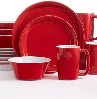 Rachael Ray Round and Square Red 16-Pc. Set, Service for 4