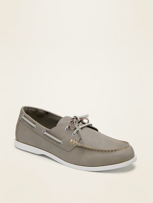 mens grey leather slip on shoes