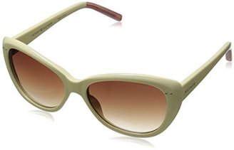 Tommy Hilfiger Women's THS LAD133 Cateye Sunglasses, White & Milky Brown