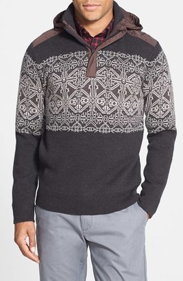 Swiss Army 566 Victorinox Swiss Army® 'Fair Isle' Tailored Fit Half Zip Sweater