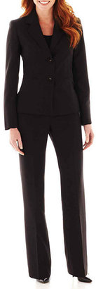 Evan Picone Black Label by Evan-Picone Notch-Collar Pant Suit