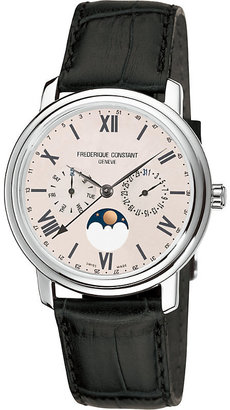 Frederique Constant FC270SW4P6 Classics Business Timer stainless steel moonphase watch