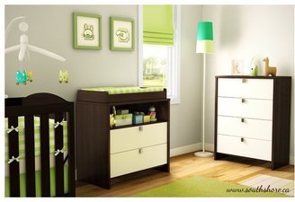South Shore Cookie Collection Changing Table - Mocha