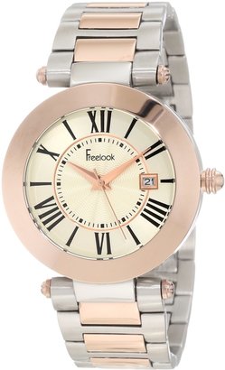 Freelook Women's HA1537RGM-2 Silver-Rose Gold Dial Watch