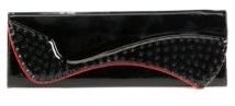 Christian Louboutin Pigalle Spiked Patent Leather Clutch