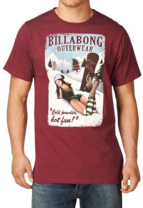Billabong Hot Fun  Mens  T-Shirt - Bordeaux
