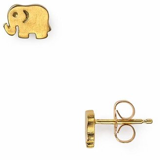 Dogeared Little Elephant Stud Earrings