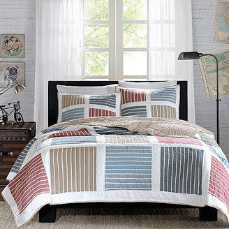 JCPenney INK+IVY Dylan Colorblock Quilt Set