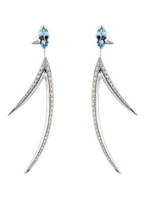 Shaun Leane Diamond, aquamarine & white-gold earrings
