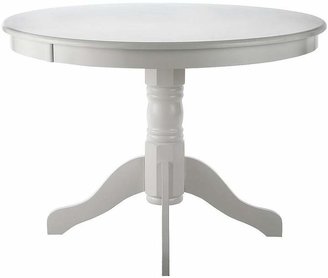 Ace 107 Cm Circular Dining Table - White