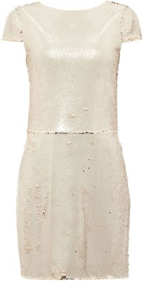 Vince Camuto 2 way sequin shift dress