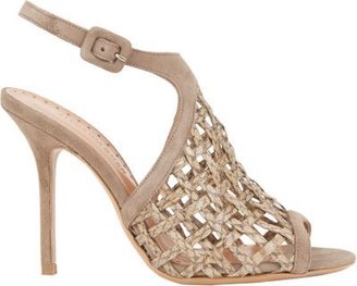 Alexa Wagner Linus Caged Ankle-Strap Sandals