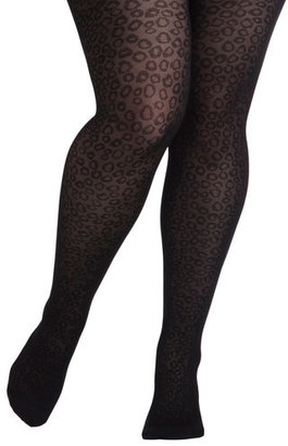 Pretty Polly Hosiery Wild You Were Out Tights in Plus Size