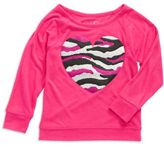 Jessica Simpson Girls 2-6x Maddy Heart Top
