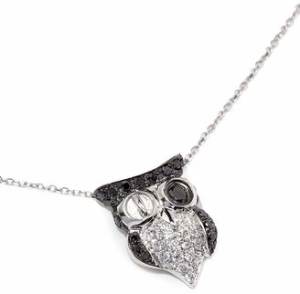 Bao Bao Wan 'Little Owl' 18k gold diamond necklace