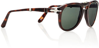 Persol Men's Folding Sunglasses-Brown