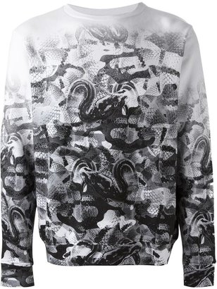 Marcelo Burlon County of Milan snake print sweatshirt