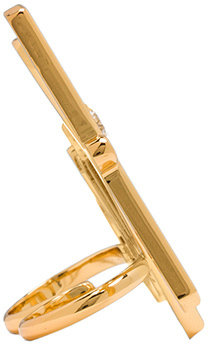 Lanvin Brass Kiss Ring