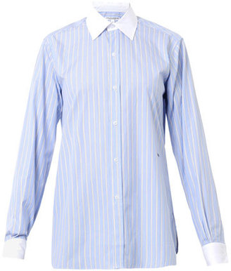 Current/Elliott CHARLOTTE GAINSBOURG X The Button Down striped cotton shirt