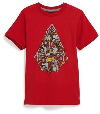 Volcom 'Robo Stone' Graphic Cotton T-Shirt (Little Boys)