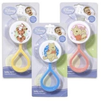 Disney Baby Winnie the Pooh Baby Rattle (Styles May Vary)