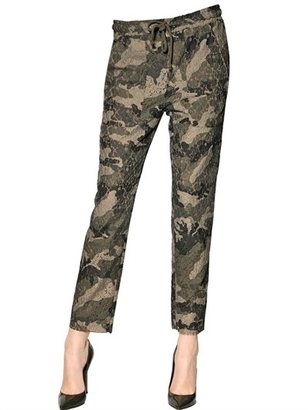 Mr&mrs Furs - Camouflage Printed Lace Carpi Trousers