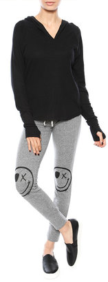 Lauren Moshi Nora Track Pant with Happy Face X Leg