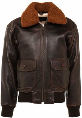 Schott Made in USA Leather jacket brown