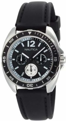 Nautica Men's N09910G Sport Ring Multifunction Black Box Set Watch