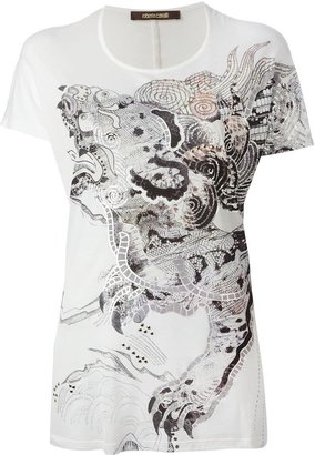 Roberto Cavalli embellished t-shirt