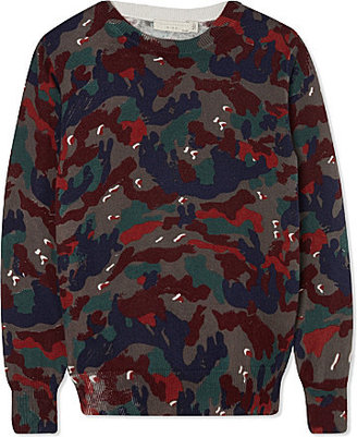 Stella McCartney Curtis camouflage print jumper 2-14 years