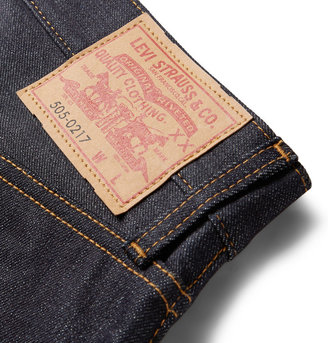 Levi's Vintage Clothing 1967 505 Slim-Fit Dry Selvedge Denim Jeans
