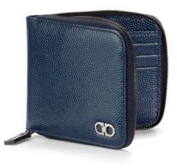 Ferragamo Ten-Forty-One Leather Zip Wallet