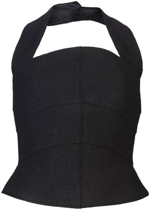 Chanel Vintage Fitted bustier halter top