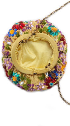Santi Jeweled Flower Clutch