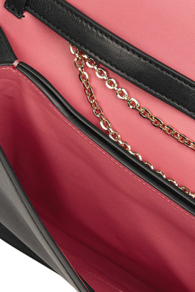 Valentino Carmen appliquéd leather shoulder bag