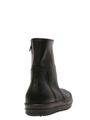 Rick Owens Vicious Matt Leather Ankle Boot