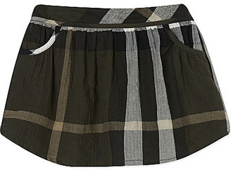 Burberry Exploded Checked belted skirt 3months-3years
