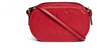 Valentino Logo leather crossbody bag